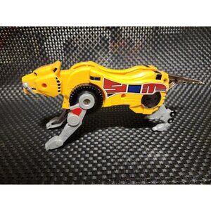 Mighty Morphin Power Rangers Legacy Megazord Yellow Sabretooth Zord Only